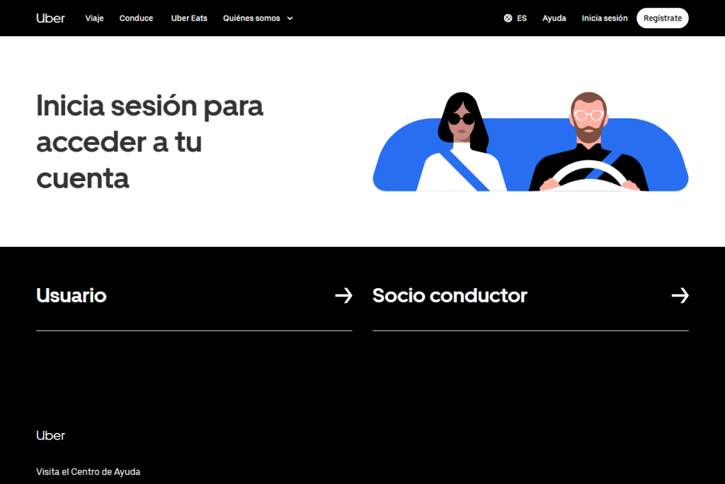 Ejemplo de aplicaciones nativas: Uberr